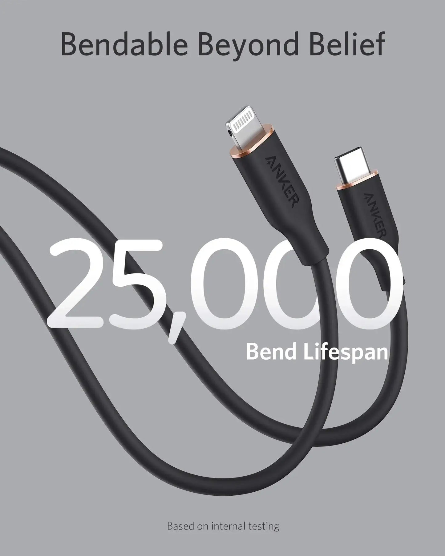 Anker <b>641</b> USB-C to Lightning Cable (Flow, Silicone) - Anker - Flyclothing LLC