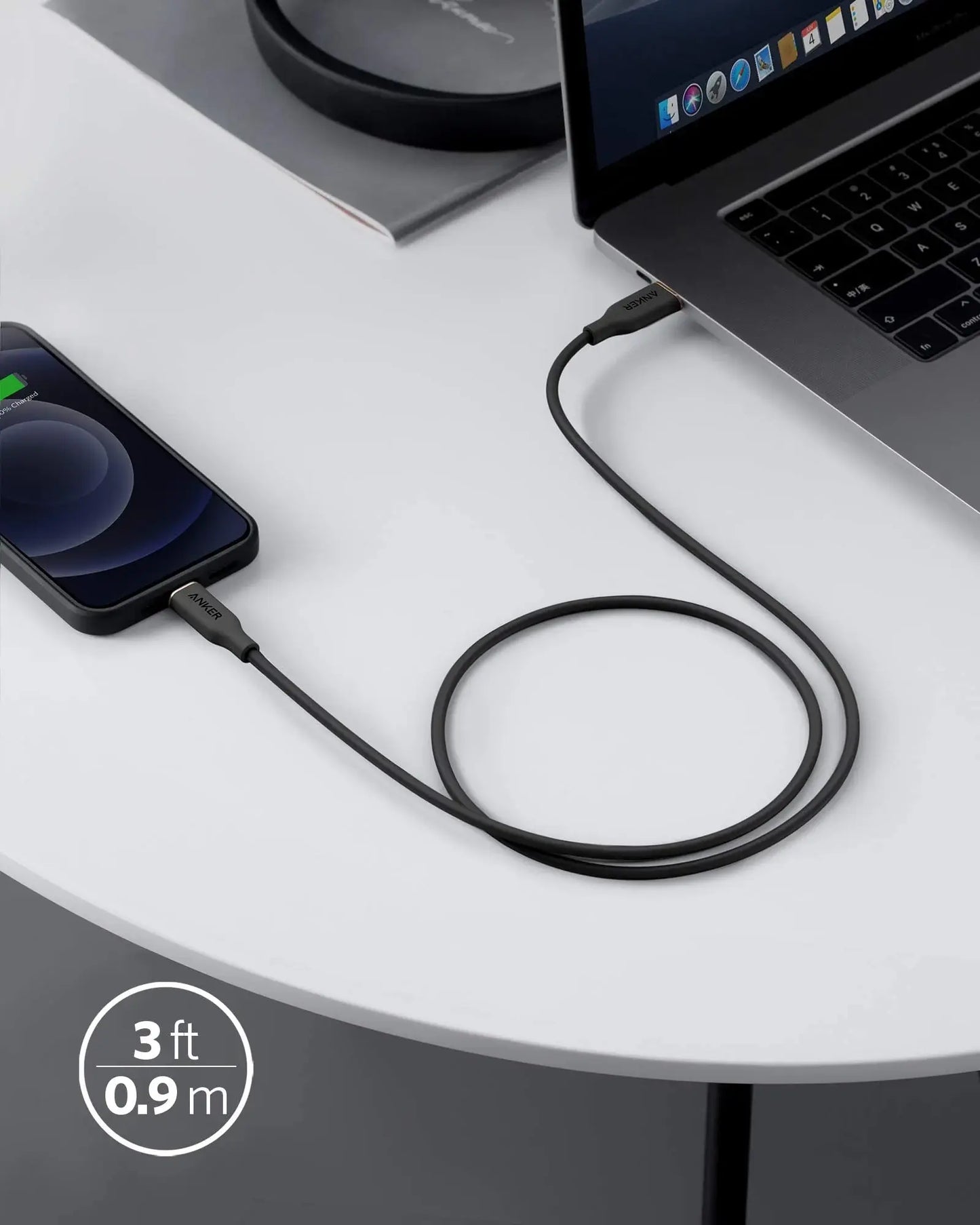 Anker <b>641</b> USB-C to Lightning Cable (Flow, Silicone) - Anker - Flyclothing LLC