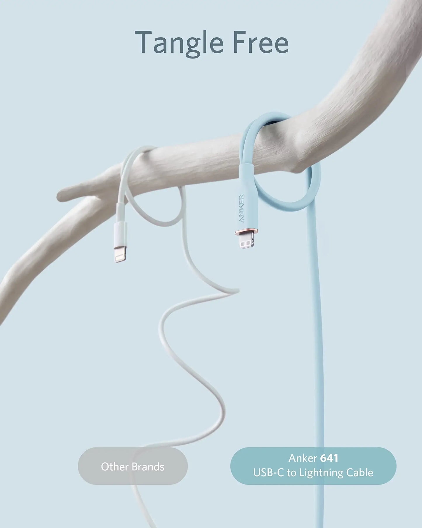 Anker <b>641</b> USB-C to Lightning Cable (Flow, Silicone) - Anker - Flyclothing LLC