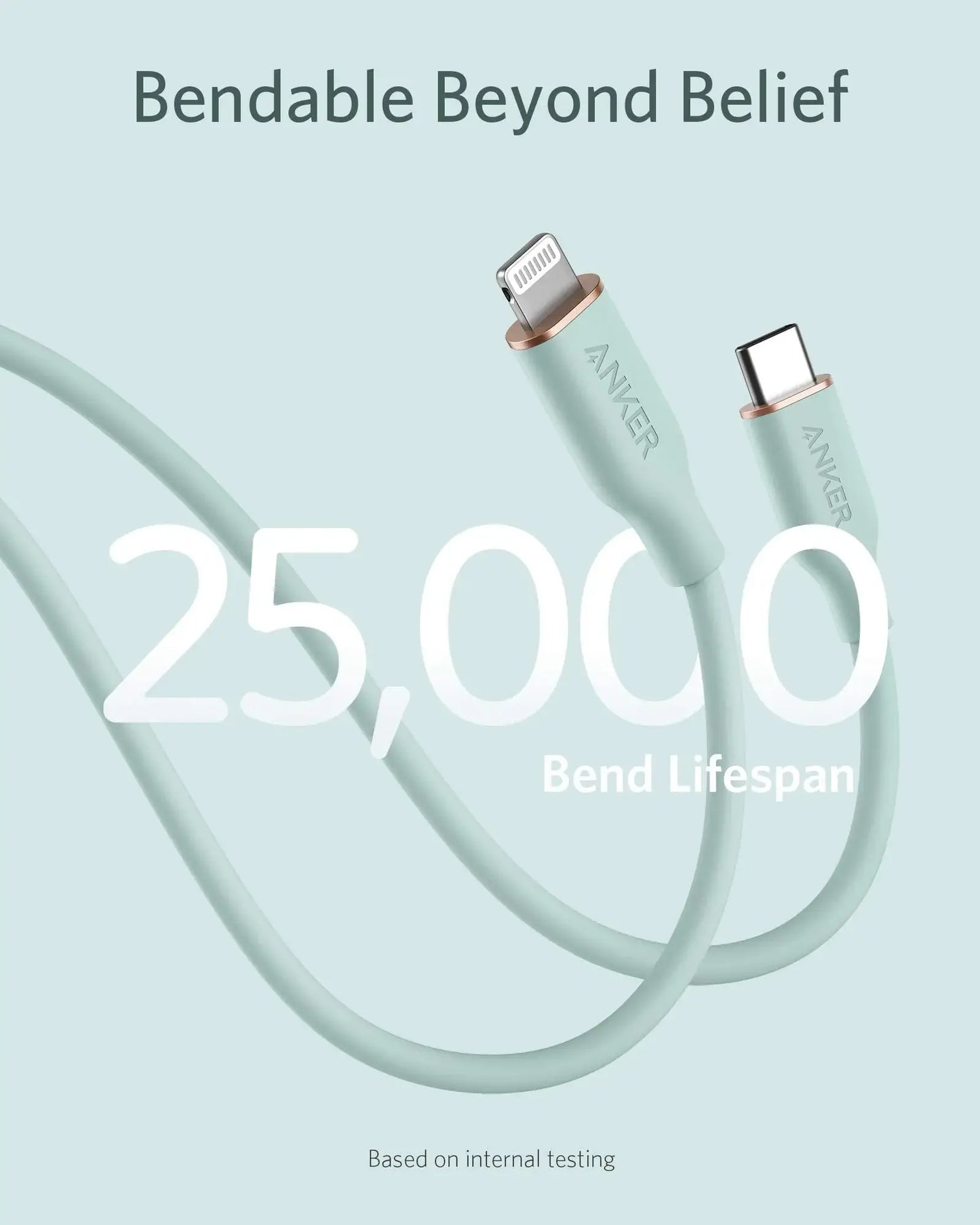 Anker <b>641</b> USB-C to Lightning Cable (Flow, Silicone) - Anker - Flyclothing LLC