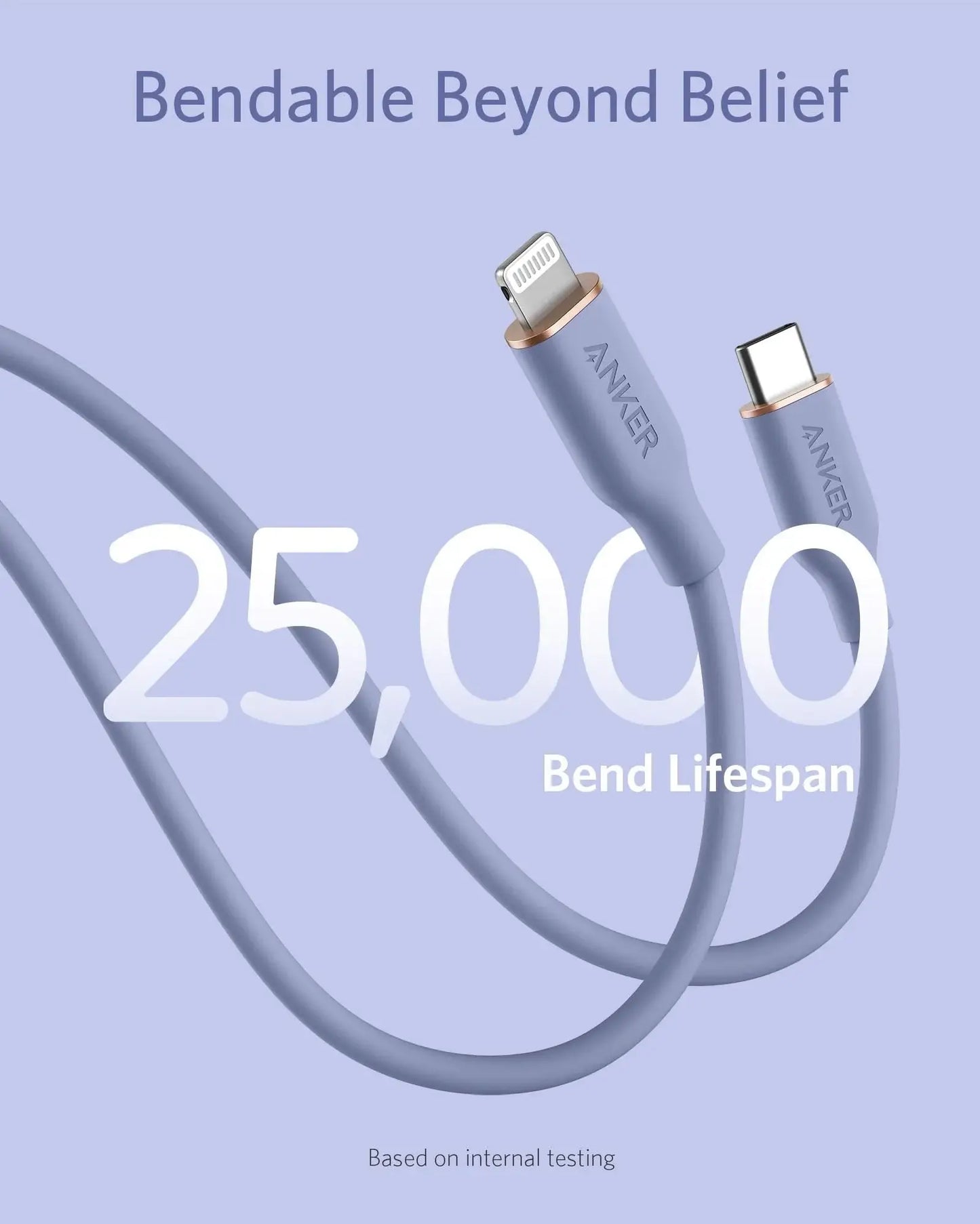 Anker <b>641</b> USB-C to Lightning Cable (Flow, Silicone) - Anker - Flyclothing LLC