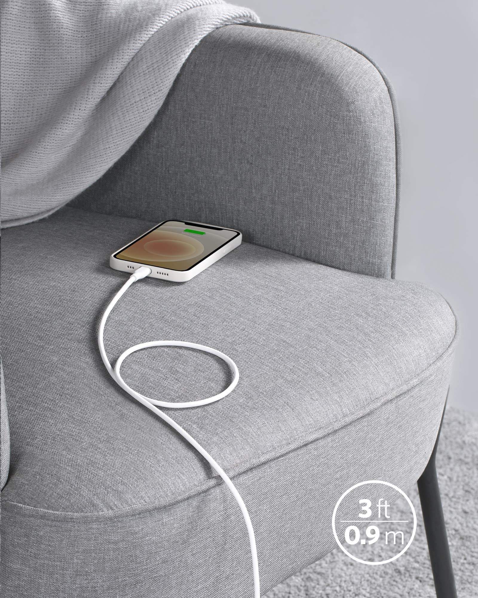 Anker <b>641</b> USB-C to Lightning Cable (Flow, Silicone) - Anker - Flyclothing LLC