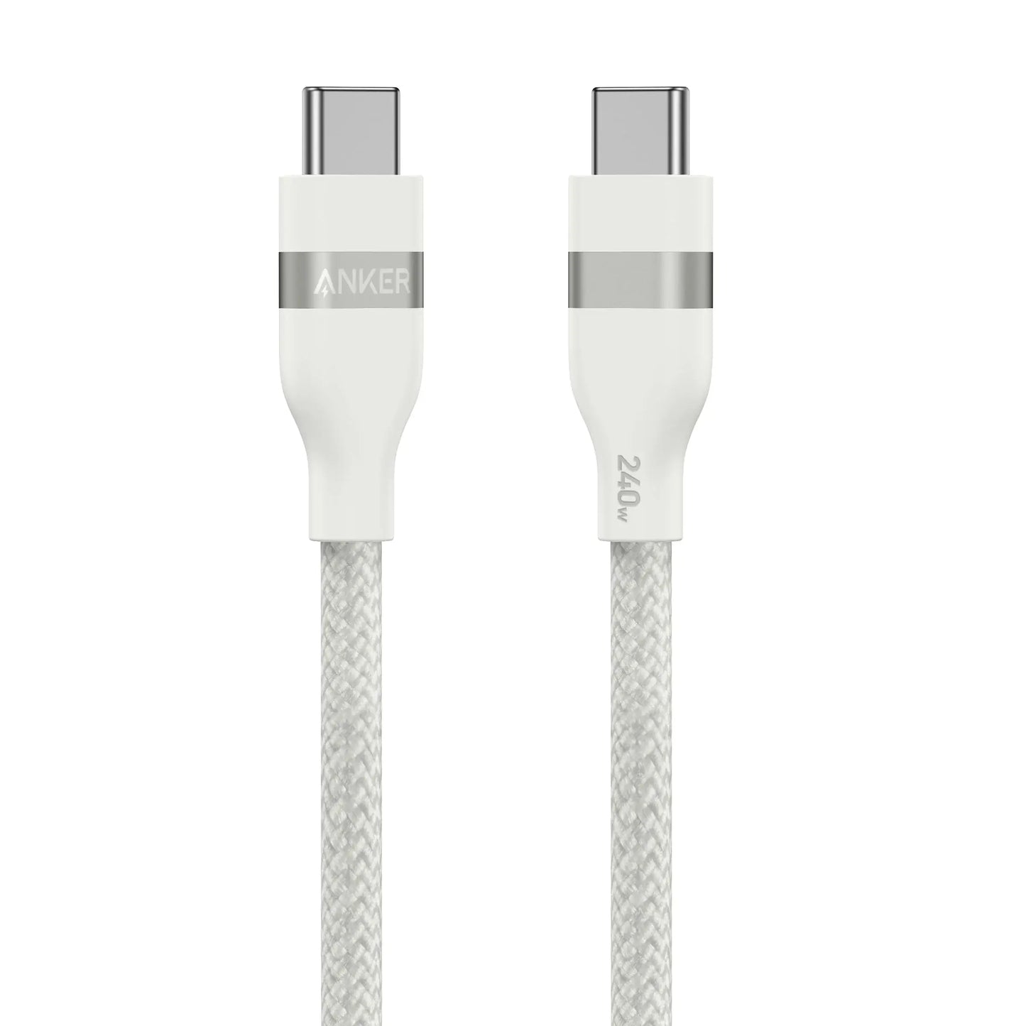 Anker USB-C to USB-C Cable (3 ft / 6 ft, 240W, Upcycled-Braided) - Anker - Flyclothing LLC