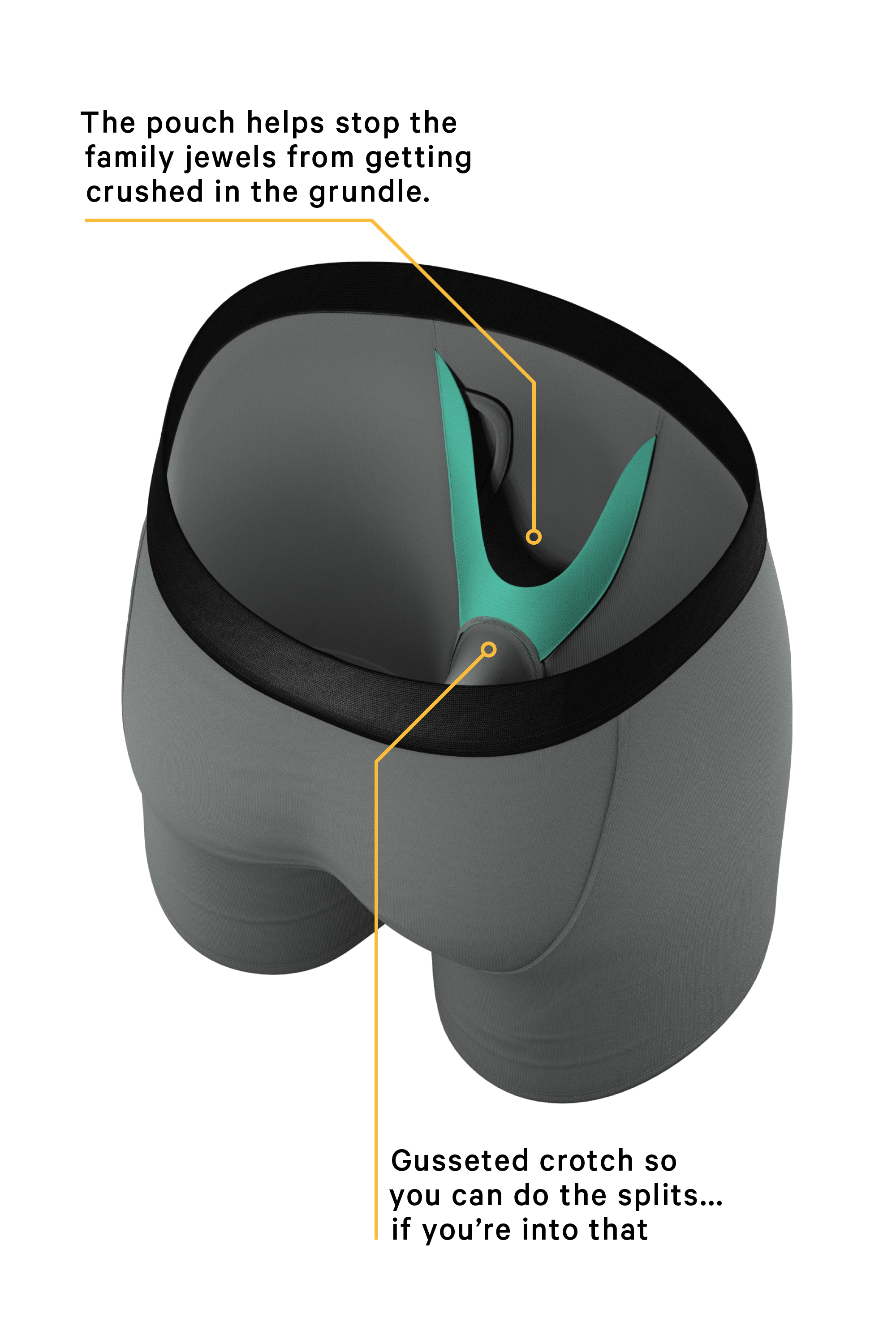 The Junk In The Trunk | Elephant Long Leg Ball Hammock® Pouch Boxers With Fly - Shinesty