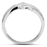 3W163 - Rhodium Brass Ring with No Stone - Alamode