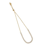 3W1642 - Rose Gold Brass Bracelet with AAA Grade CZ in Clear - Alamode - Flyclothing LLC