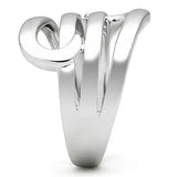 3W164 - Rhodium Brass Ring with No Stone - Alamode - Flyclothing LLC