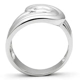 3W165 - Rhodium Brass Ring with No Stone - Alamode - Flyclothing LLC