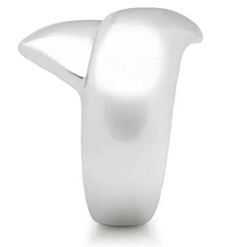 3W167 - Rhodium Brass Ring with No Stone - Alamode - Flyclothing LLC