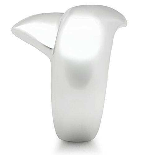 3W167 - Rhodium Brass Ring with No Stone - Alamode - Flyclothing LLC