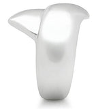 3W167 - Rhodium Brass Ring with No Stone - Alamode