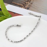 3W1706 - Rhodium Brass Bracelet with AAA Grade CZ in Clear - Alamode - Flyclothing LLC