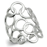 3W170 - Rhodium Brass Ring with No Stone - Alamode - Flyclothing LLC
