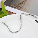 3W1715 - Rhodium Brass Bracelet with AAA Grade CZ in Clear - Alamode - Flyclothing LLC