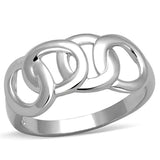 3W783 - Rhodium Brass Ring with No Stone - Alamode - Flyclothing LLC