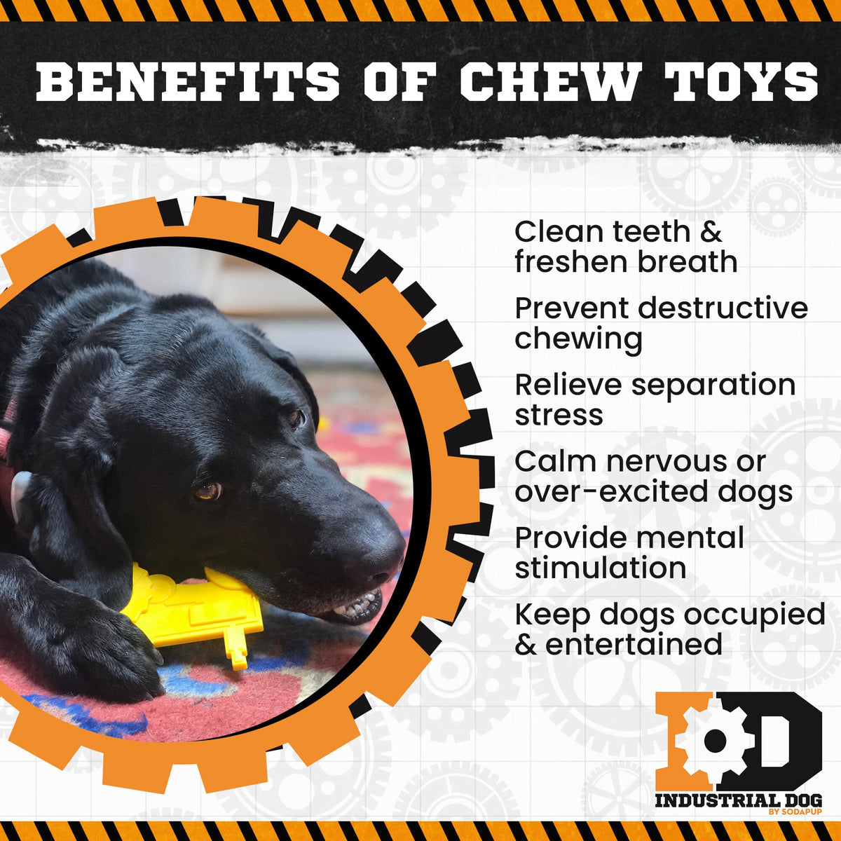 Tractor Nylon Dog Toy for Aggressive Chewers | USA Made | SodaPup - SodaPup/True Dogs, LLC - Flyclothing LLC