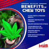 Colorado Maple Leaf Nylon Dog Chew Toy for Aggressive Chewers | USA Made - SodaPup/True Dogs, LLC - Flyclothing LLC