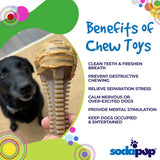 Honey Bone Dental Tower Nylon Chew Toy for Aggressive Chewers | USA Made - SodaPup/True Dogs, LLC - Flyclothing LLC