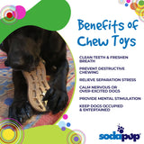 Peanut Nylon Dog Chew Toy | Ultra-Durable for Aggressive Chewers | SodaPup - SodaPup/True Dogs, LLC - Flyclothing LLC