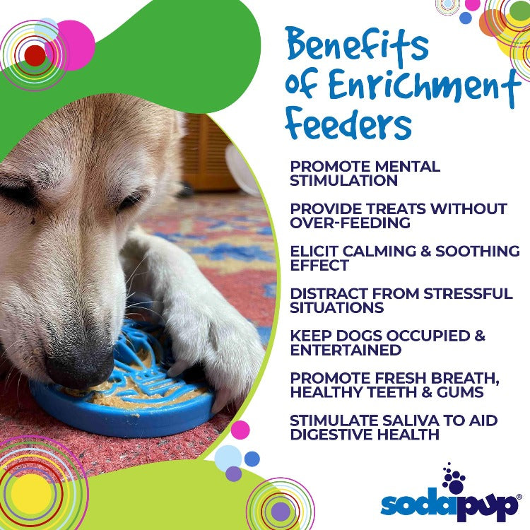 Air Nylon eCoin Lick Mat for Dogs - Durable Enrichment Toy | SodaPup - SodaPup/True Dogs, LLC - Flyclothing LLC