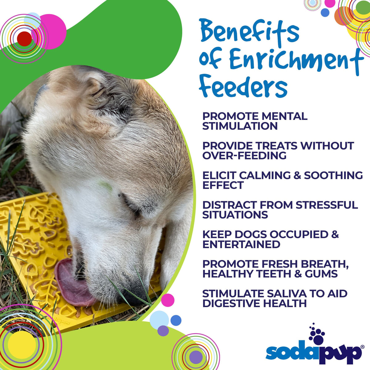 Autumn eMat - Enrichment Lick Mat For Dogs and Cats| Fall Leaves Design | SodaPup - SodaPup/True Dogs, LLC - Flyclothing LLC