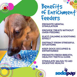 Jigsaw Puzzle eMat - Enrichment Lick Mat for Dogs and Cats | eMat Enrichment Toy for Anxiety Relief | USA Made - SodaPup/True Dogs, LLC - Flyclothing LLC