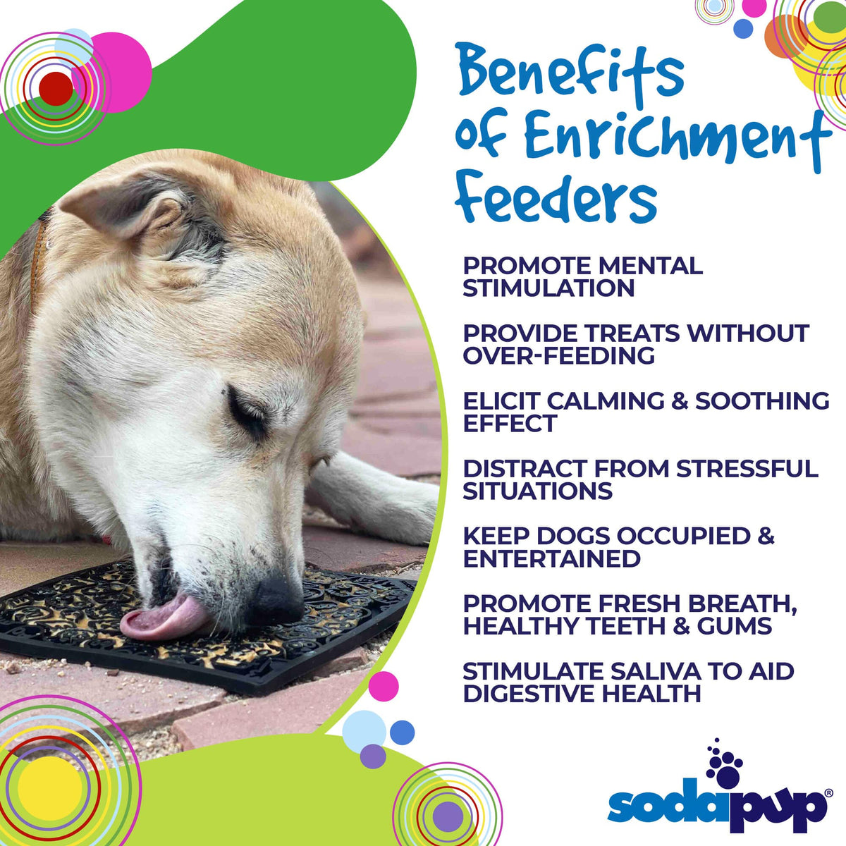 Zombie eMat - Enrichment Lick Mat for Dogs and Cats | Halloween Skull Design | SodaPup - SodaPup/True Dogs, LLC - Flyclothing LLC