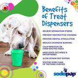 Coffee Cup Rubber Dog Chew Toy for Power Chewers | Treat Dispenser | USA Made - SodaPup/True Dogs, LLC - Flyclothing LLC
