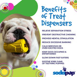 Corn on the Cob Dog Toy - Durable Rubber Treat Dispenser | USA Made - SodaPup/True Dogs, LLC - Flyclothing LLC