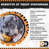 Gear eDispenser - Durable Rubber Yak Chew Holder & Treat Pocket | USA Made - SodaPup/True Dogs, LLC - Flyclothing LLC