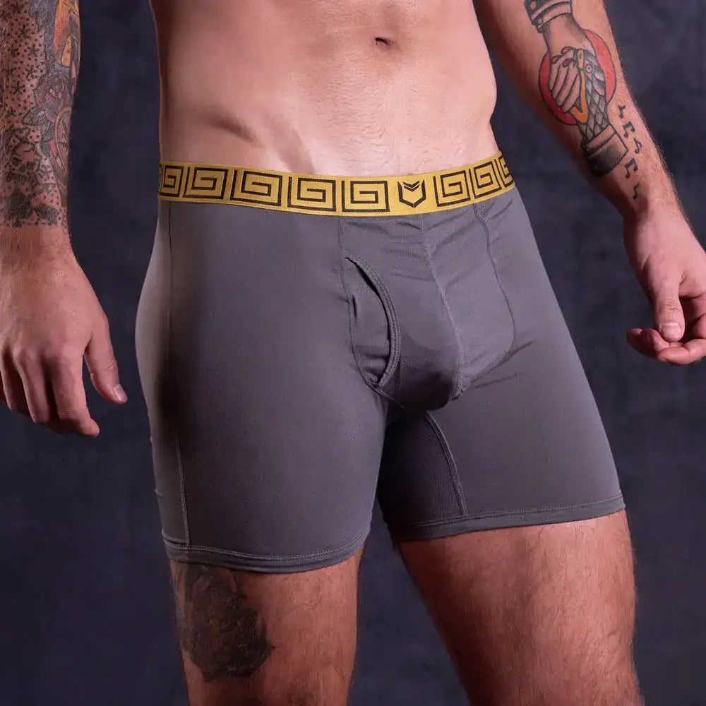 SHEATH 4.0 AirFlow Men's Pouch Boxer Brief 5" - SHEATH UNDERWEAR - Flyclothing LLC