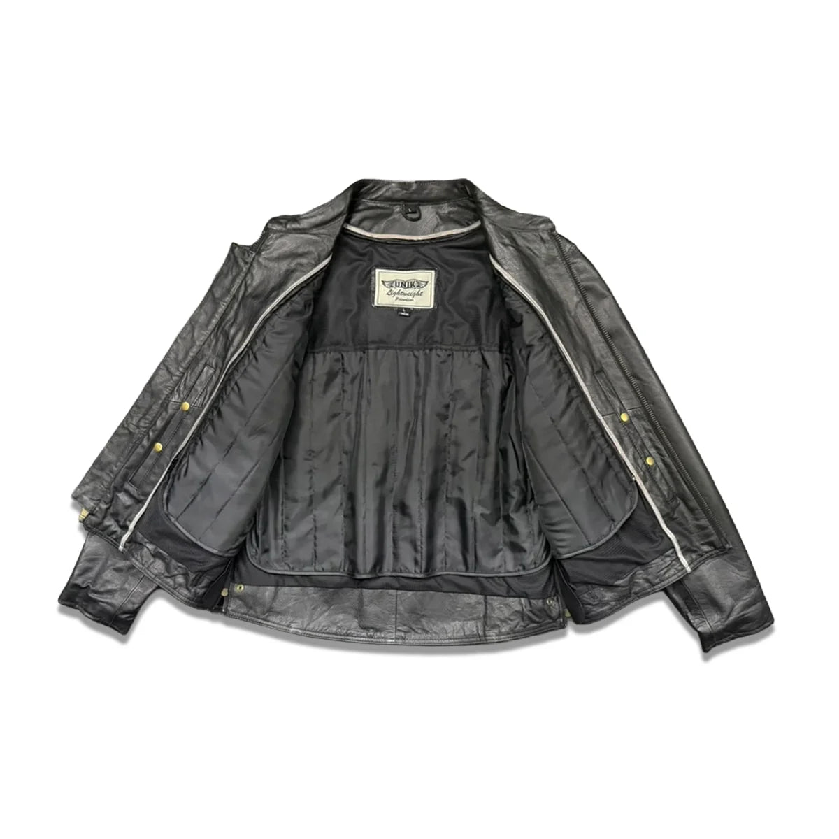 Cannonball - Men's Leather Motorcycle Jacket - Unik Just for Bikers - Flyclothing LLC