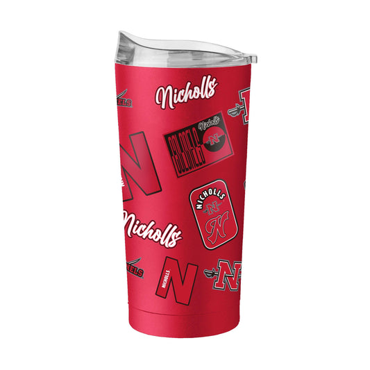 Nicholls State 20oz Dreamweave Powder Coat Tumbler - Logo Brands - Flyclothing LLC
