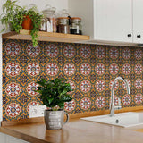 5" X 5" Old World Ole Peel and Stick Tiles - Homeroots - Flyclothing LLC