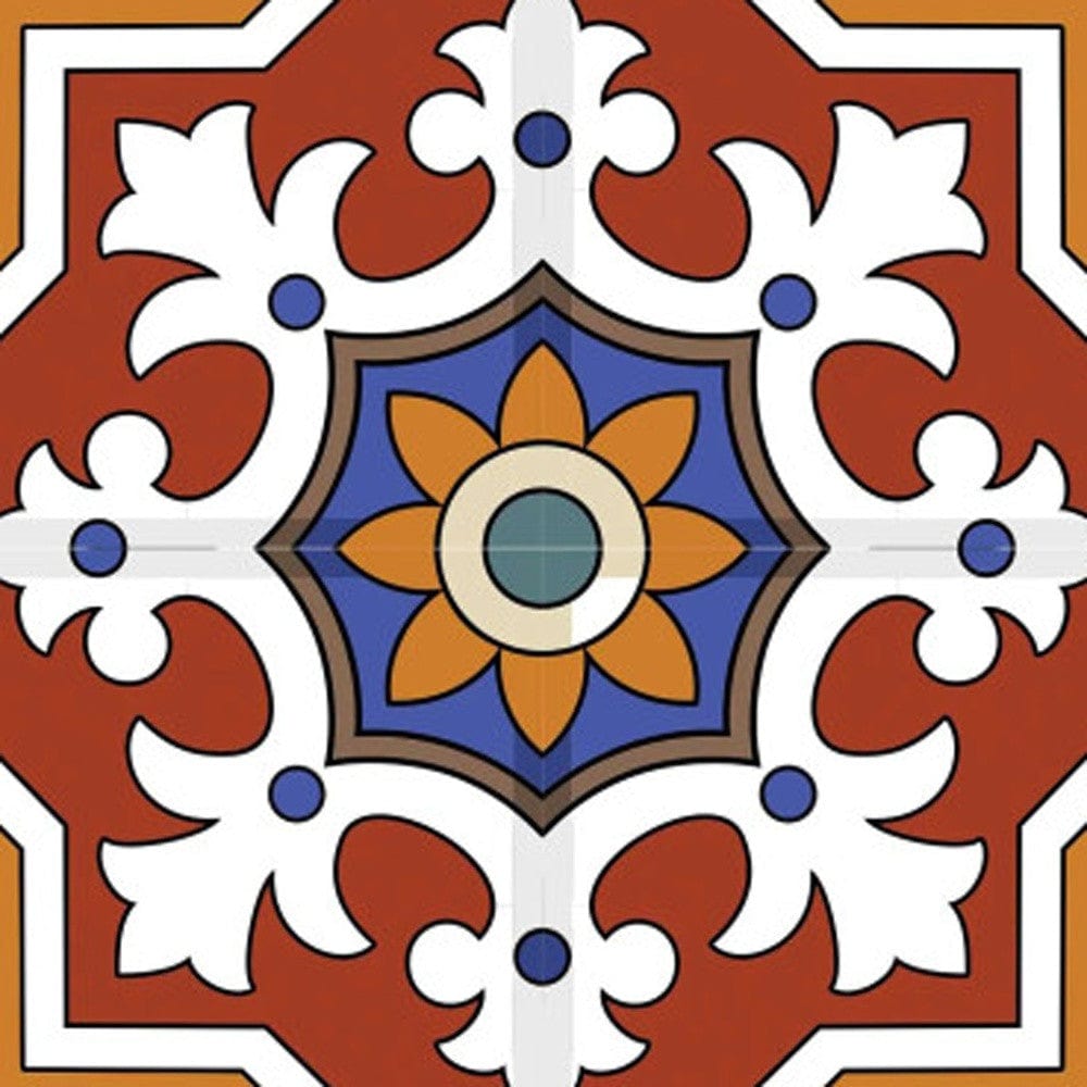 5" X 5" Old World Ole Peel and Stick Tiles - Homeroots - Flyclothing LLC