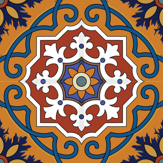 6" X 6" Old World Ole Peel and Stick Tiles - Homeroots