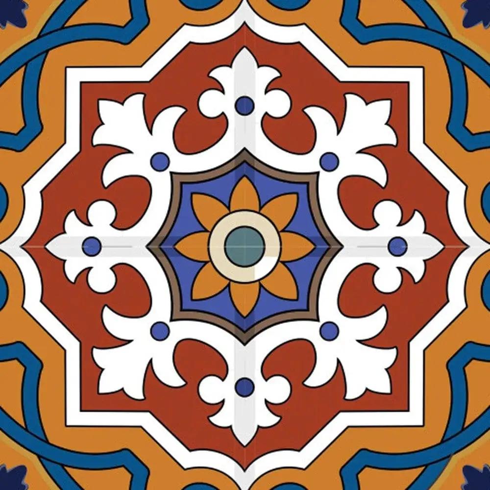 6" X 6" Old World Ole Peel and Stick Tiles - Homeroots - Flyclothing LLC