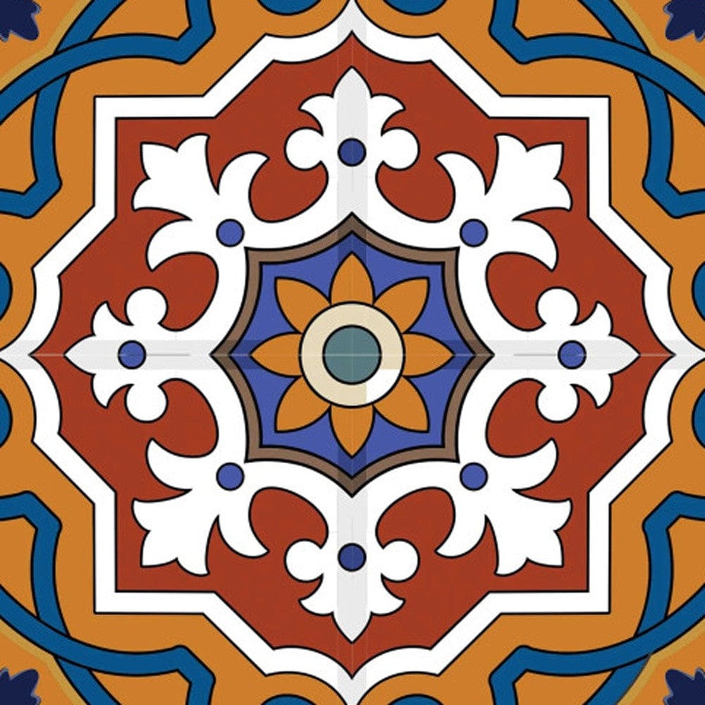7" X 7" Old World Ole Peel and Stick Tiles - Homeroots - Flyclothing LLC