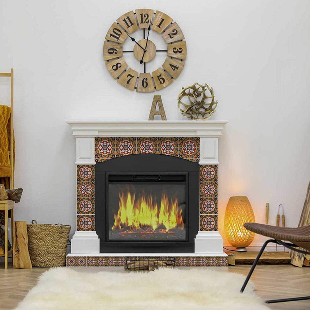 8" X 8" Old World Ole Peel and Stick Tiles - Homeroots - Flyclothing LLC