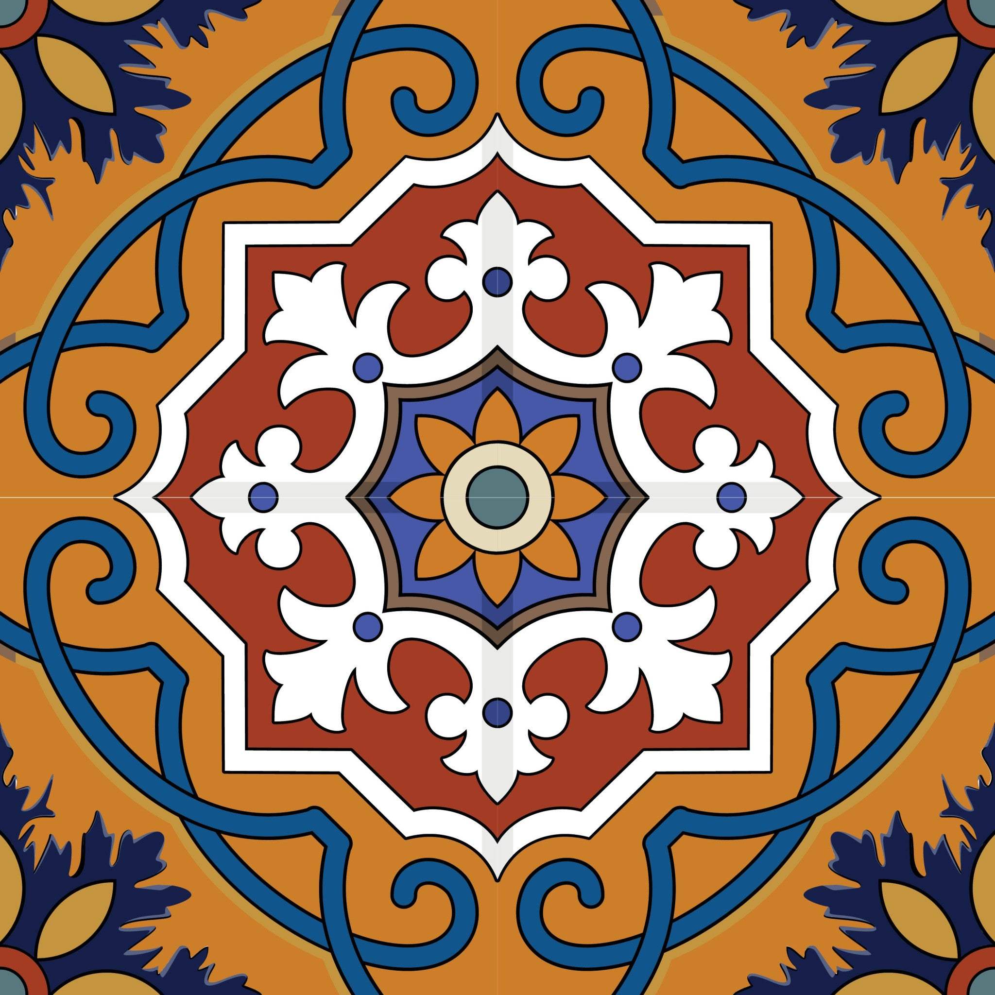 8" X 8" Old World Ole Peel and Stick Tiles - Homeroots - Flyclothing LLC