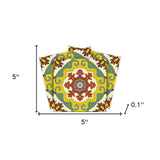5" X 5" Fortuna Peel and Stick Removable Tiles - Homeroots - Flyclothing LLC