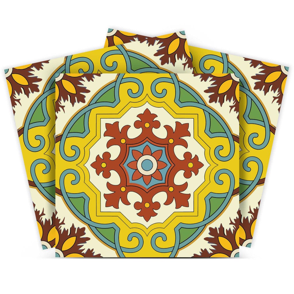 8" X 8" Fortuna Peel and Stick Removable Tiles - Homeroots - Flyclothing LLC