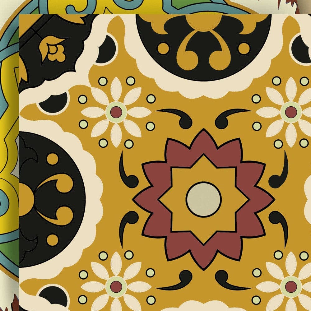 5" X 5" Auguri Mix Peel and Stick Removable  Tiles - Homeroots