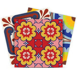 8" X 8" Auguri Geo Peel and Stick Removable  Tiles - Homeroots