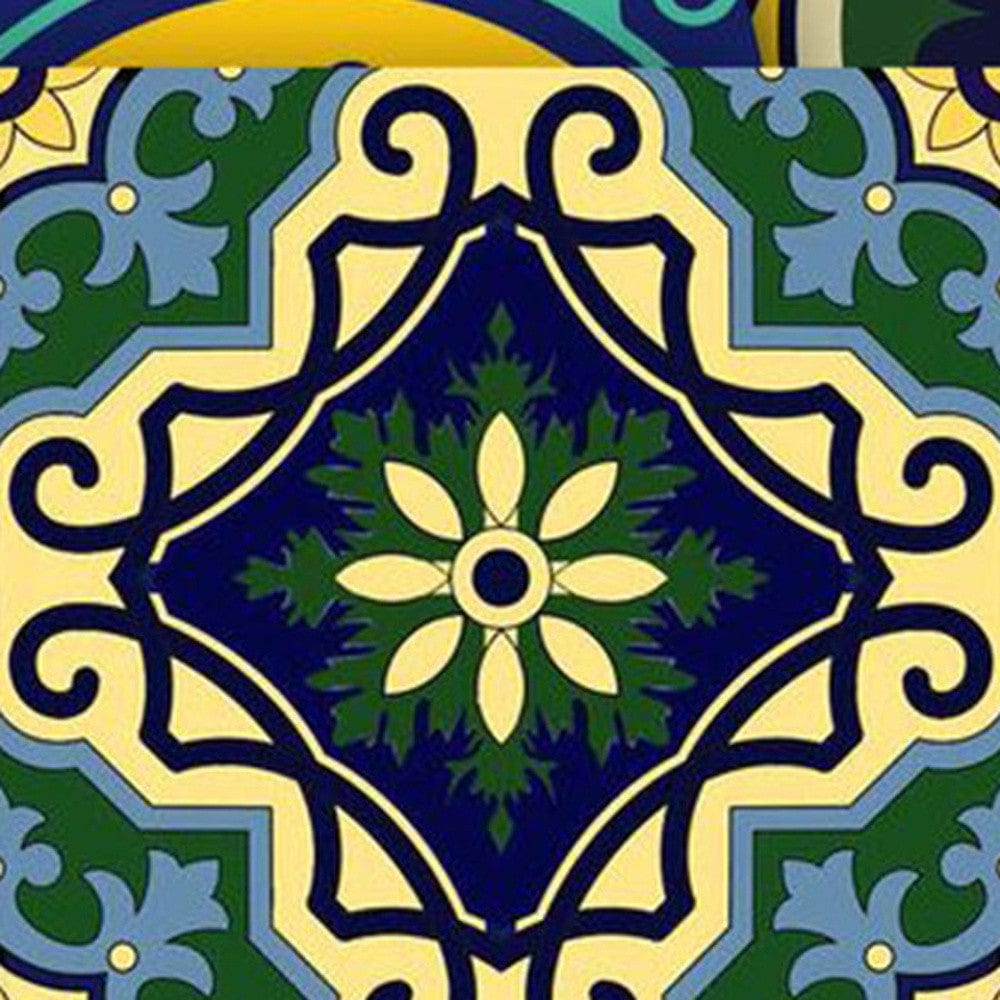 4" X 4" Euro Mosaic Peel and Stick Removable Tiles - Homeroots - Flyclothing LLC