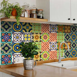 5" X 5" Euro Mosaic Peel and Stick Removable Tiles - Homeroots - Flyclothing LLC