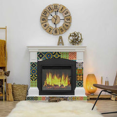 7" X 7" Euro Mosaic Peel and Stick Removable Tiles - Homeroots