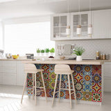4" X 4" Mediterra Mosaic Peel and Stick Tiles - Homeroots - Flyclothing LLC