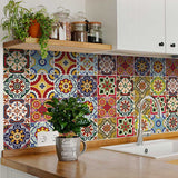 5" X 5" Mediterra Mosaic Peel and Stick Tiles - Homeroots