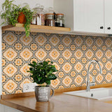 4" X 4" Golden Deco Peel And Stick Removable Tiles - Homeroots - Flyclothing LLC
